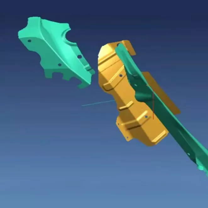 Штампувальні штампи для автомобільних невеликих армуючих пластин